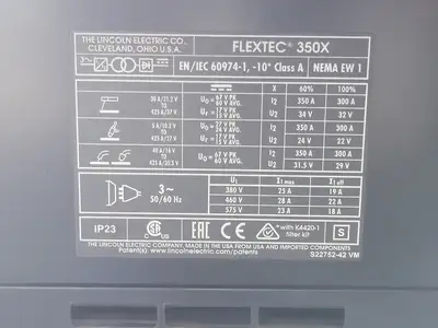 Used LINCOLN ELECTRIC FLEXTEC 350X Mig Welders British Columbia CA | Lenmark #237613