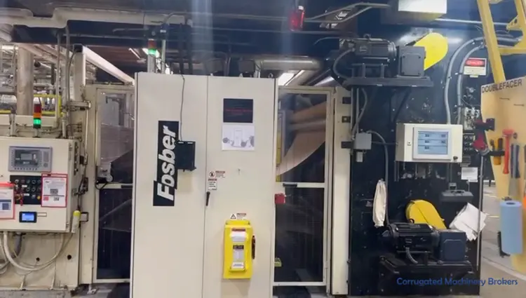 2007 FOSBER 110 Corrugator Components, Glue Unit | Corrugated Machinery Brokers