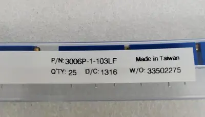 NEW BOURNS 3006P-1-103LF