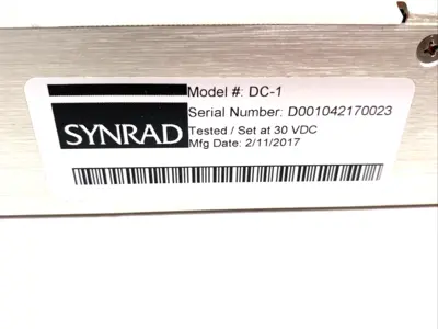 USED ASTEC SYNRAD POWER SUPPLY UNIT 100-250V~4.5A OR 120-300VDC 3.4A