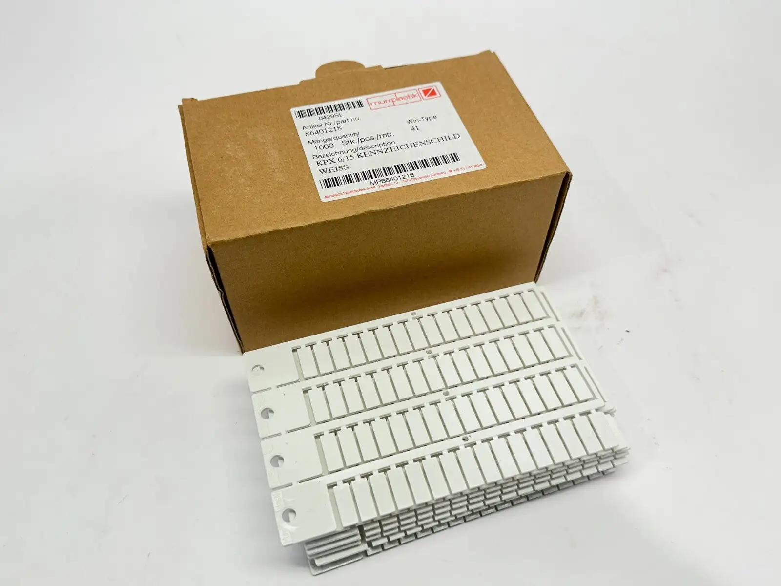 New | in-Stock Murrplastik 86401218 Blank Label Michigan US | Maverick Industrial Sales #1496077