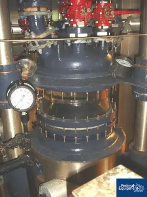 USED R&M Italia 160 Liter R & M Italia Glass Lined Reactor Set