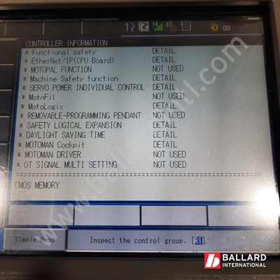YASKAWA Motoman MH180 Robot System w/ DX200 Controller