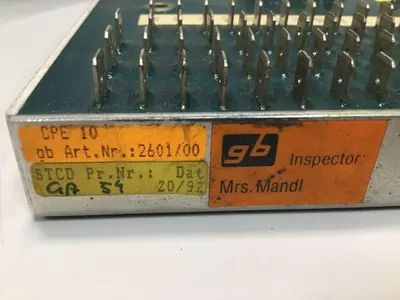 USED BACHMANN ELECTRONIC CPE10