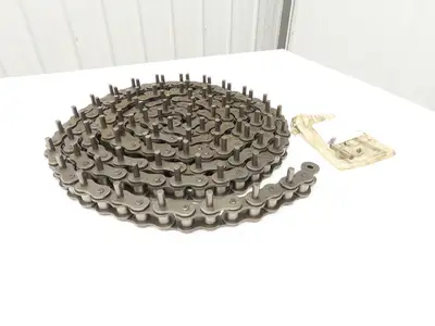 Tsubaki RS100 Riveted Roller Chain w/D-1 Attachment 18' Length