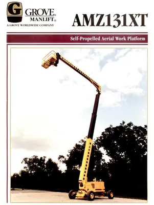 125' GROVE MODEL AMZ-131XT DIESEL POWERED OFF-ROAD MANLIFT: YOBRO #25206