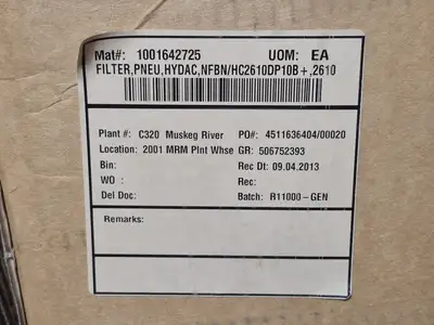 NEW 2013 HYDAC NF BN/HC 2610 DP 10 B 1.1/-B6