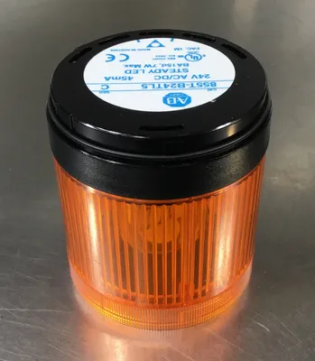 Used Allen-Bradley 855T-B24TL5 Ser. C Steady Orange LED Stack Light Light Source Equipment South Carolina US | Palmetto Automation #1160950