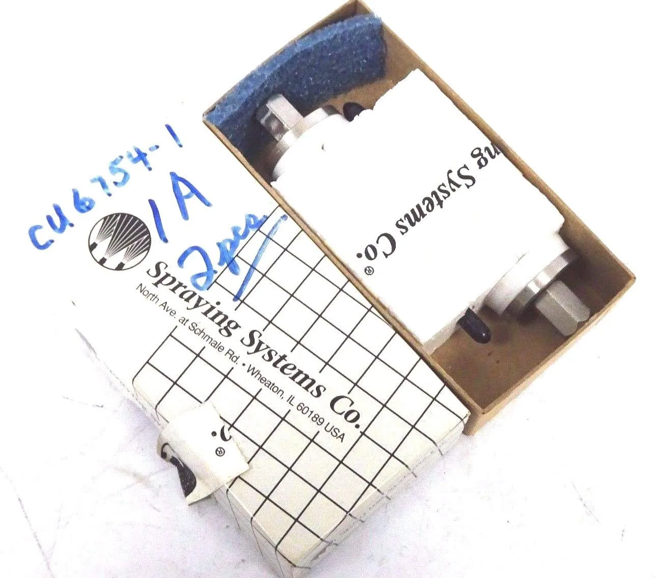 LOT OF 2 NEW SPRAYING SYSTEMS CU6754-1 1A