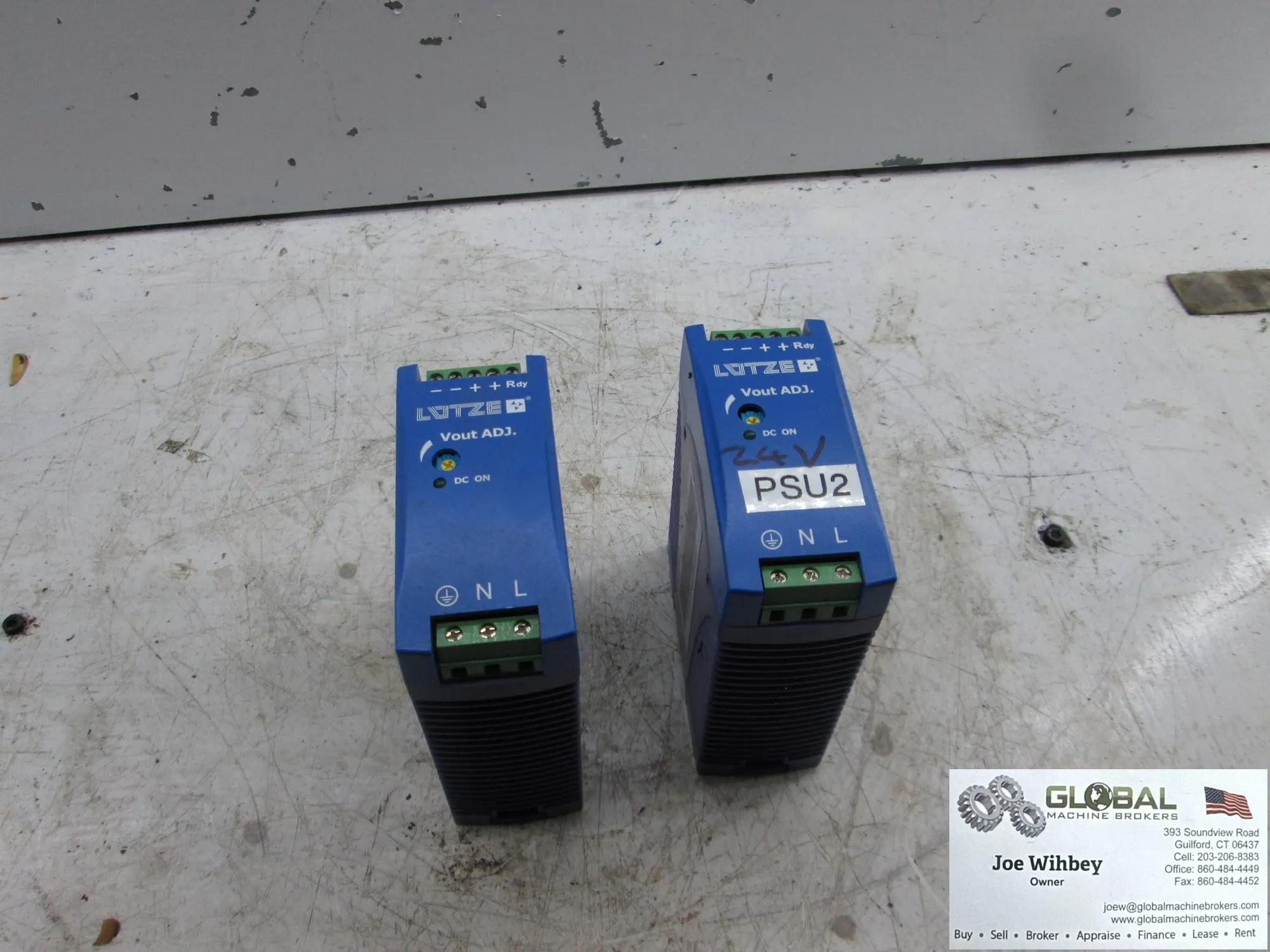 Lutze DRA60-24A Power Supply 722754, 2.5A, 24v, 60w