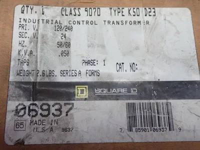 Used SQUARE D 9070K50D23 Transformers | HGR 24 #742559
