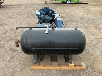 Used LEROI AIR COMPRESSOR 25 HP 880A HEAVY DUTY TWO STAGE RECIPROCATING 87.5 CFM AT 175 PSI Lubricated Reciprocating Air Compressors Michigan US | Miedema Asset Management Group #1761057
