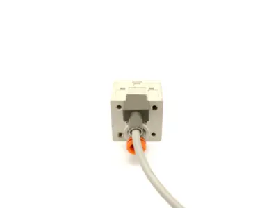 ISE30A-N7H-B | SMC  Digital Pressure Switch w/ Cable 4-Pin M8 Connector 12-24VDC - Used