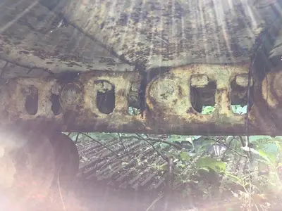 Used CATERPILLAR CATERPILLAR UNDERCARRIAGE WITH MAIN FRAME Construction Equipment Parts Pennsylvania US | East West Machinery & Drilling #1415671