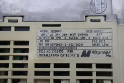 MAGNETEK JDB003 AC DRIVE GPD 305 STOCK #L-767