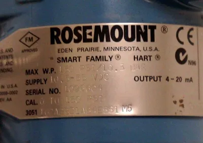 NEW ROSEMOUNT C1903050110052 TRANSMITTER W/ PIC MODEL 1199, 1199HXB05SSCW50LA000