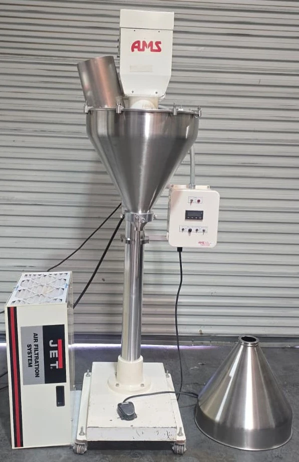 Semi Automatic Auger Powder Filler Model A100 for Salt & Chocolate Powder