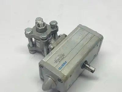 VZBA-1/4"-GG-63-T-22-F0304-V4V4T-PP15-R-90-C, 1809651 | Festo VZBA-1/4"-GG-63-T-22-F0304-V4V4T-PP15-R-90-C Ball Actuator Unit 1809651 - Used