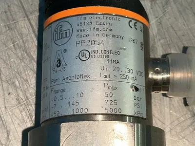 Used IFM ELECTRIC PF2054 Pressure Transmitters Ohio US | HGR 24 #1326074