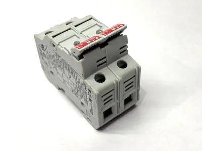USED EATON BUSSMANN MODULAR FUSE HOLDER 2-POLE 600V 30A