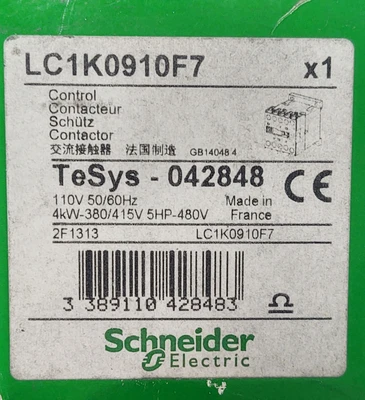 NEW SCHNEIDER LC1K0910F7