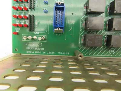 Okuma 4809-770-032-3 Printed Circuit Main Relay Board 1 PCB With Housing
