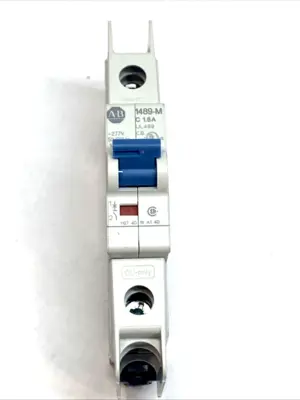 USED ALLEN-BRADLEY C-CURVE 1P MINIATURE CIRCUIT BREAKER 1.6A