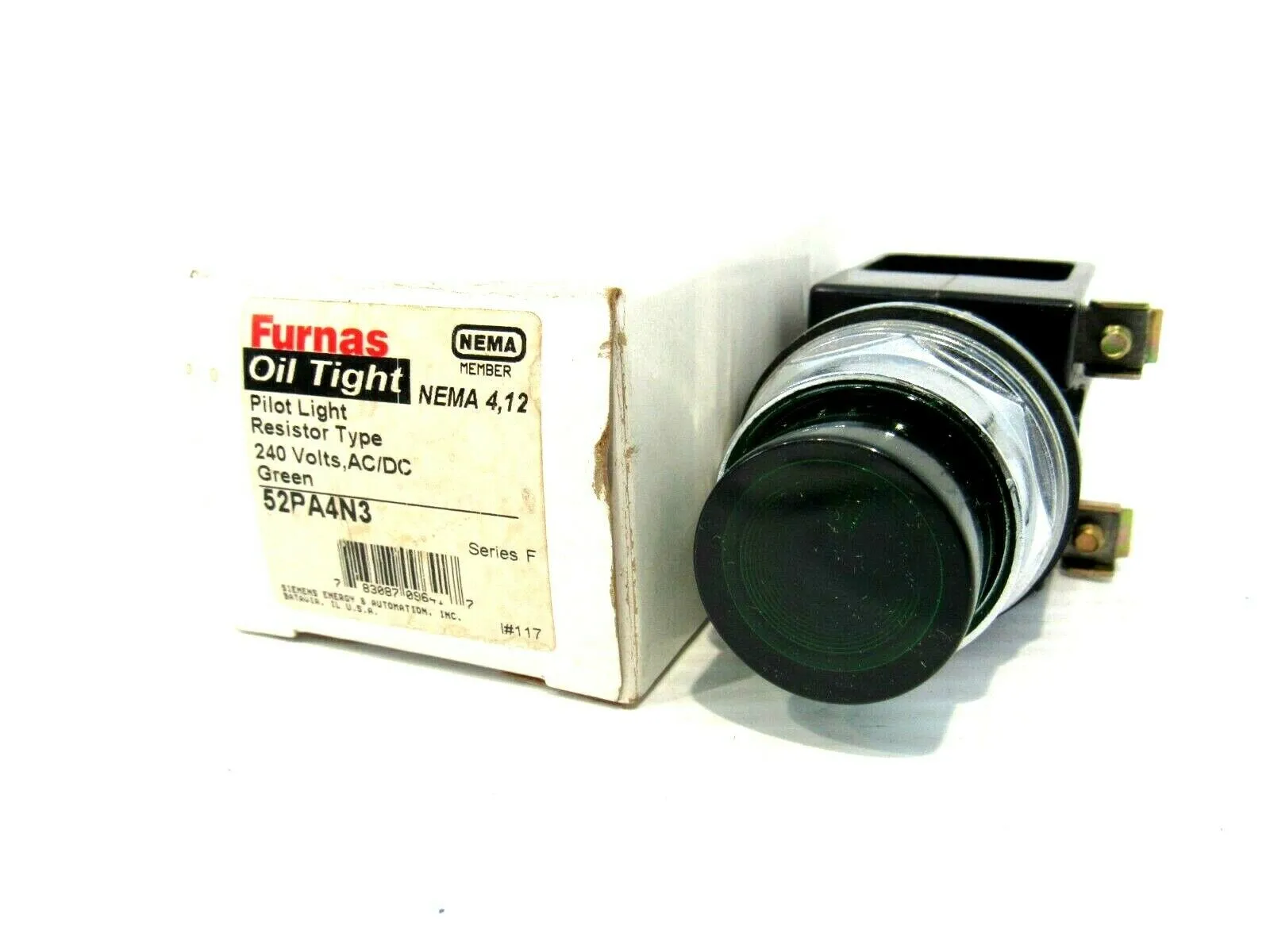 NEW FURNAS 52PA4N3 PILOT LIGHT SER.F