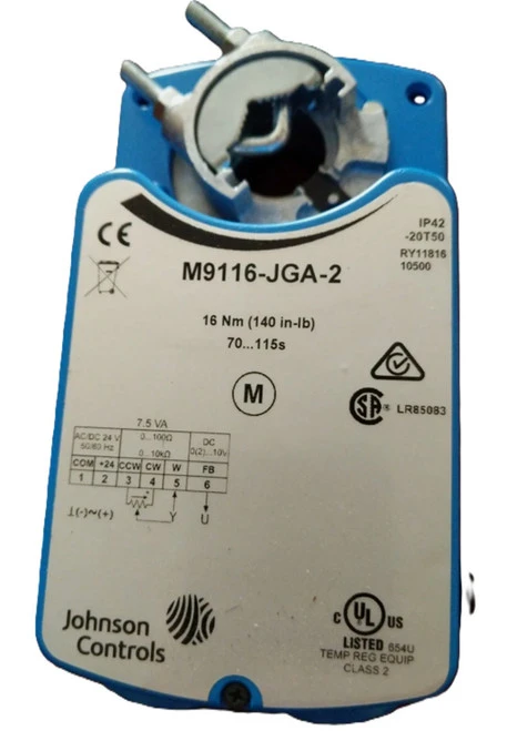 Johnson Controls M9116-JGA-2 Electric Non Spring Return Actuator (140 lb-in) [New]