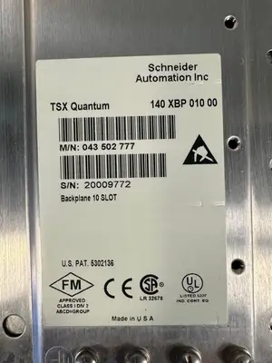 Used Schneider TSX Quantum 140 XBP 01000 PLC Chassis South Carolina US | Palmetto Automation #1161613