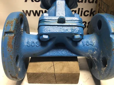 ITT Grinnell 1″ Manual Iron Flanged Diaphragm Valve 2552-2 303 104