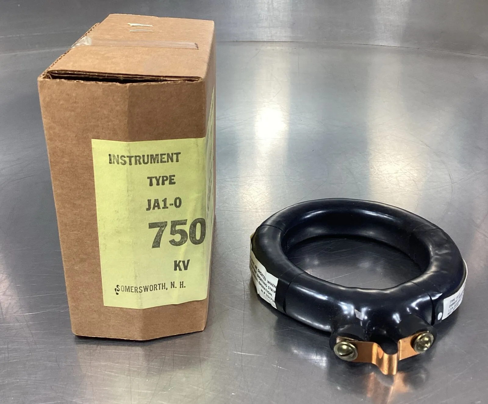 GE JAI-0 Current Trans. Ratio 600:5 AMP 1.5% Accuracy At 5.0 VA 4E-34