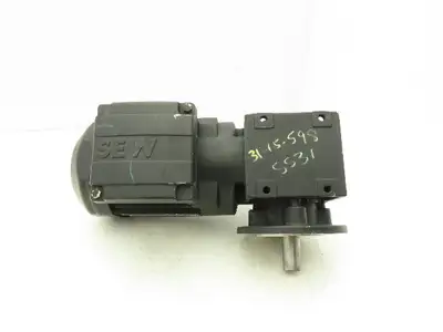 Sew Eurodrive WF20DR63L4 Gearmotor 48:1 Reducer 33rpm .25kw 277/480V 3PH 63L