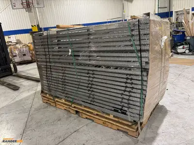 USED MALLARD MANUFACTURING 98"L X 11.5"W GRAVITY ROLLER CONVEYOR SECTIONS