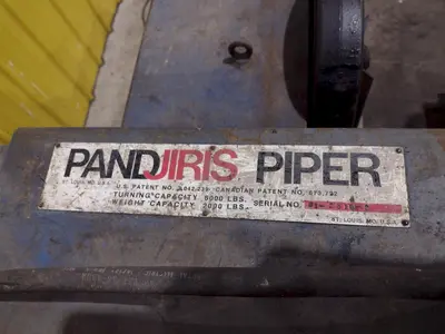 6,000 LB PANDJIRIS MODEL PIPER 3 TANK TURNING ROLLS, DRIVE & IDLERS, 110V : YOBRO 24750