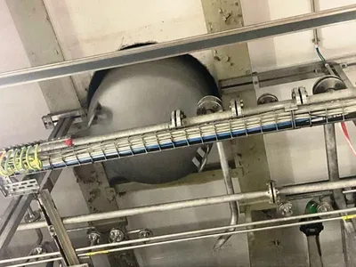 Ellerwerk 734 C cGMP perforate basket centrifuge, 316SS.