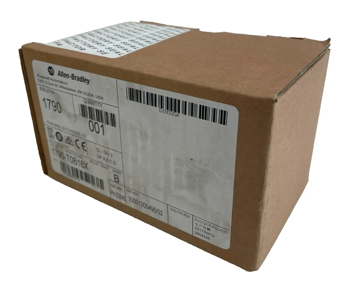 SEALED ALLEN BRADLEY 1790-T0B16X EXPANSION BLOCK SER. B 1790T0B16X NEW, SURPLUS