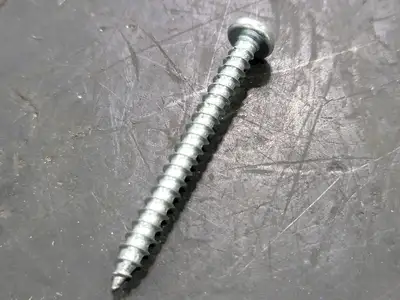No. 10 x 2" Square Pan Head Screws Zinc Steel (Box of 195)