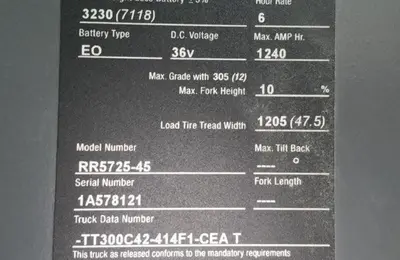 Used CROWN RR5725-45 Misc Forklifts Illinois US | Mitsubishi HC Capital America #1362634