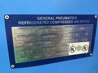 Used 1998 GENERAL PNEUMATICS TKF325A Miscellaneous MRO Ohio US | HGR 24 #1311107