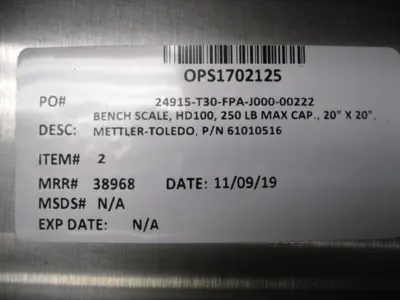 NEW Metler Toledo 61010516