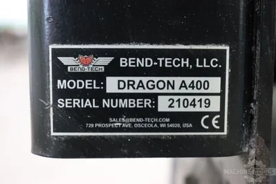 USED 2019 BEND-TECH DRAGON A400