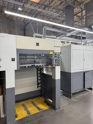 USED 2006 BRAUSSE 1050SEF 40” AUTOMATIC DIE CUTTER FOIL STAMPER