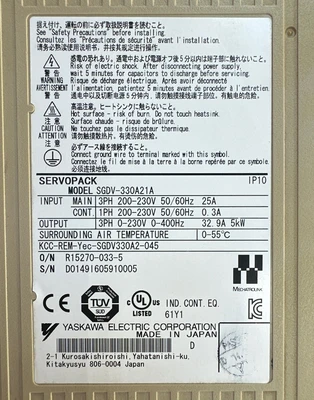 USED Yaskawa SGDV-330A21A