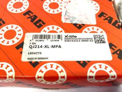 USED FAG X-LIFE FOUR-POINT CONTACT BEARING SOLID BRASS CAGE 125MM OD