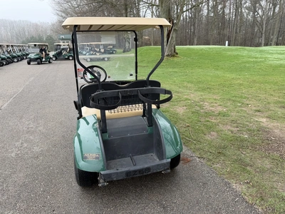 (1) 2014 E-Z-Go golf cart with a Kawasaki gas engine, does not include Club canopy or ball washer, f...