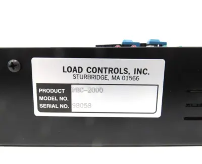 NEW LOAD CONTROLS PBC-2000 CONTROLLER PBC2000