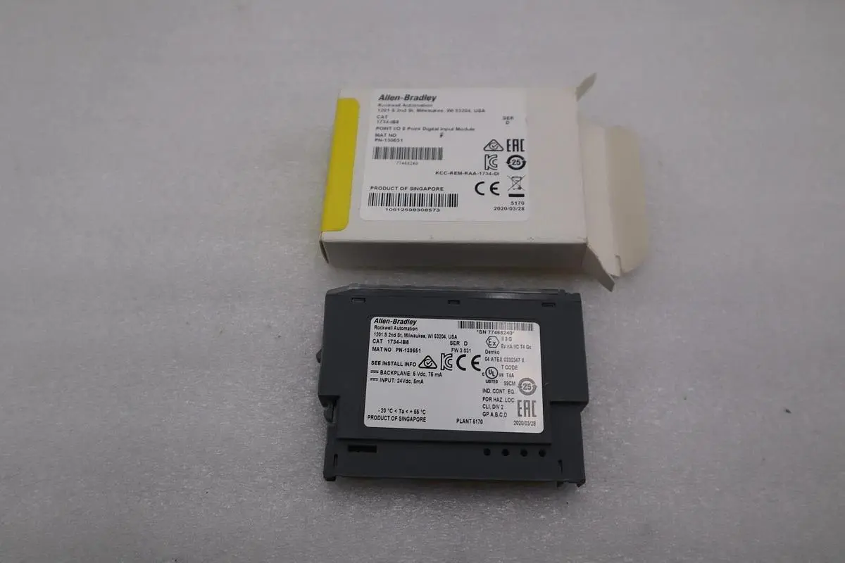 New Allen-Bradley 1734-IB8 8 Point Digital Input Module 1734IB8 STOCK G927A