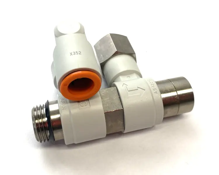 Used SMC PILOT CHECK SPEED CONTROL VALVE, RESIDUAL RELIEF VALVE Solenoid Valves Michigan US | Maverick Industrial Sales #1092061