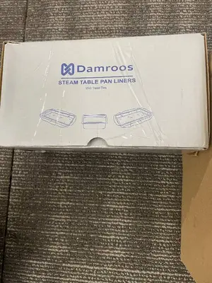 Damroos Steam Table Pan Liners & Otis Spunkmeyer Box of 1,000 Paper Cookie Bags